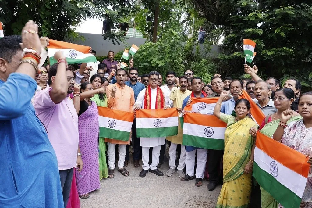 What is the significance of the ‘Har Ghar Tiranga’ campaign as stated by Tripura CM Saha?