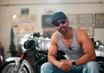 Harshvardhan Rane Reveals His Stunning New Bobber Bike Made of Aluminium