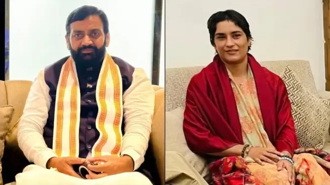 Haryana Cabinet Grants Cong MLA Vinesh Phogat Olympic Silver Medallist Benefits