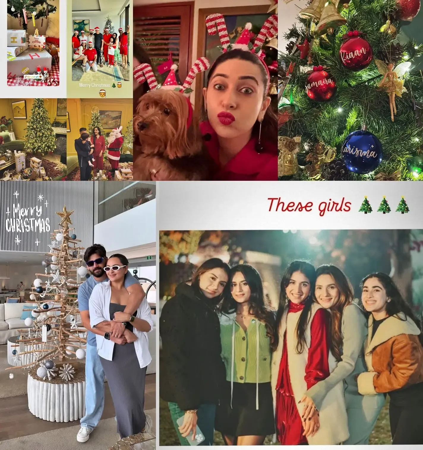 How Celebrities Like Sonam Kapoor, Alia Bhatt, Kriti Sanon, and Others Embraced the Christmas Spirit