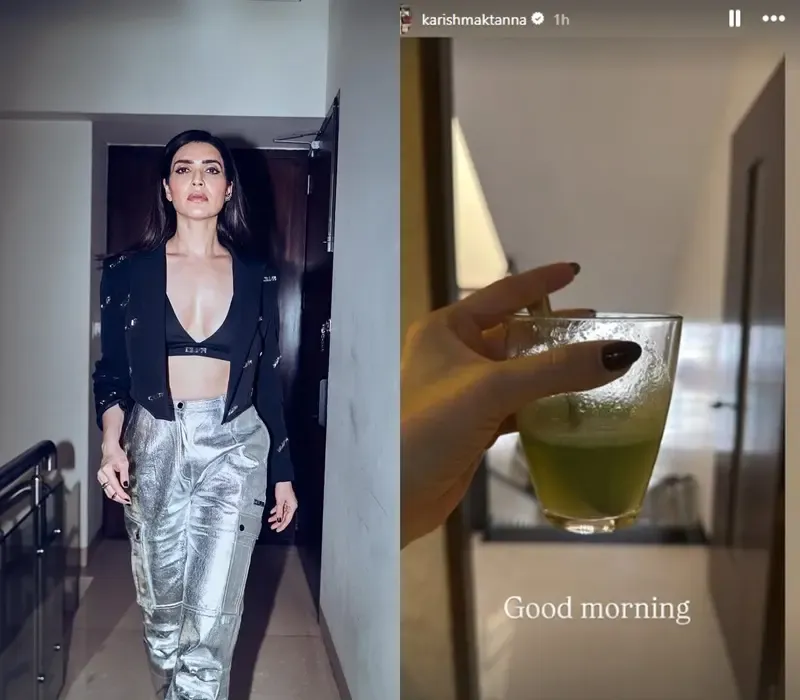 Discover How Karishma Tanna Kicks Off Her Sunday Morning