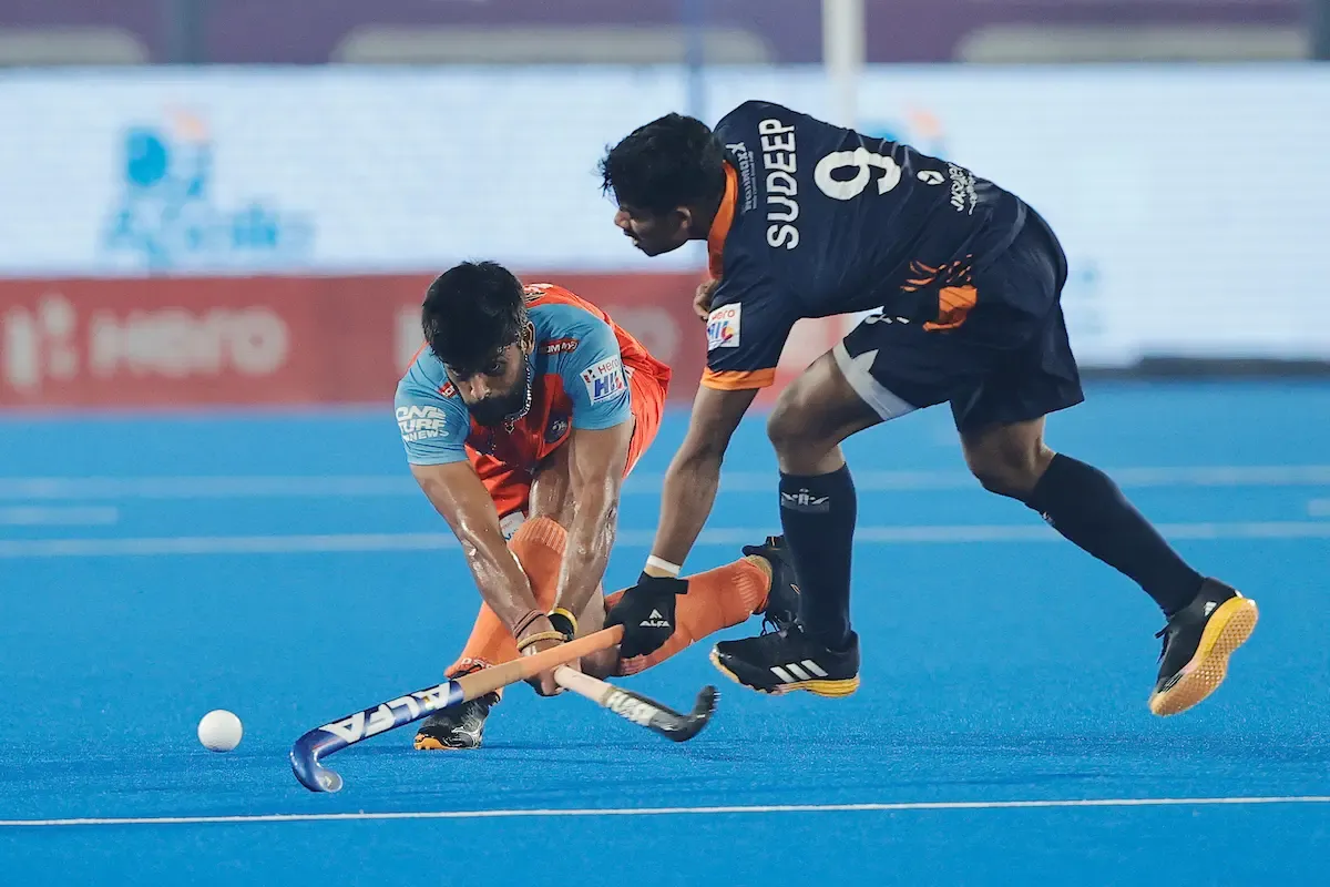 HIL 2024-25: Dynamic UP Rudras Triumph 3-1 Over Delhi SG Pipers