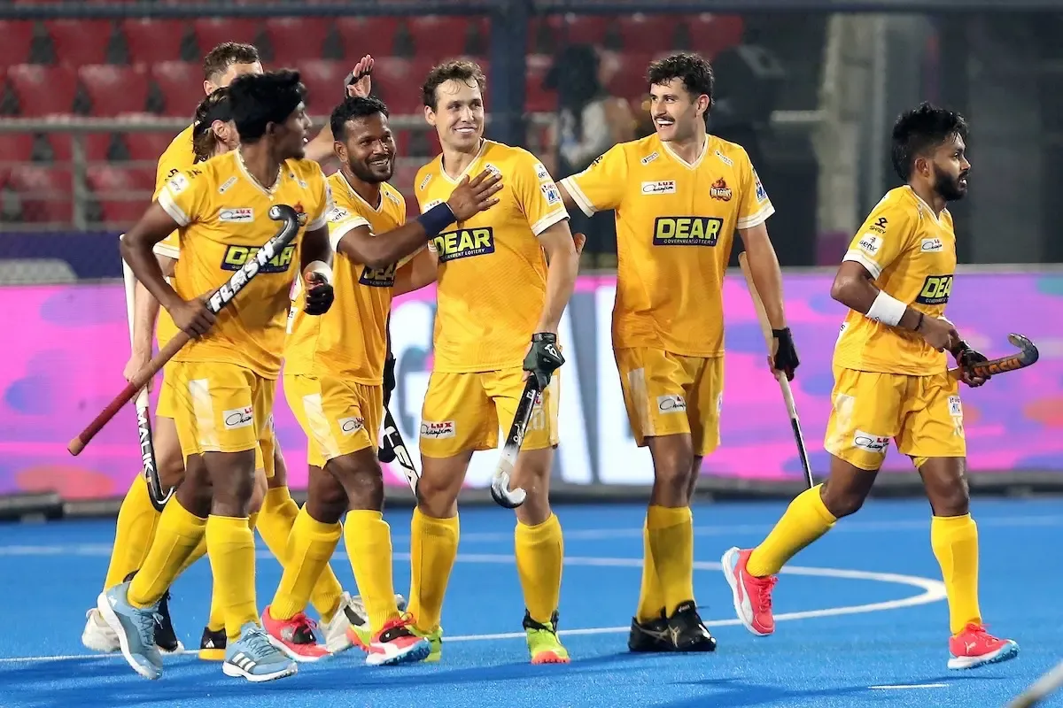 HIL 2024-25: Team Gonasika Triumphs Over Tamil Nadu Dragons 4-2
