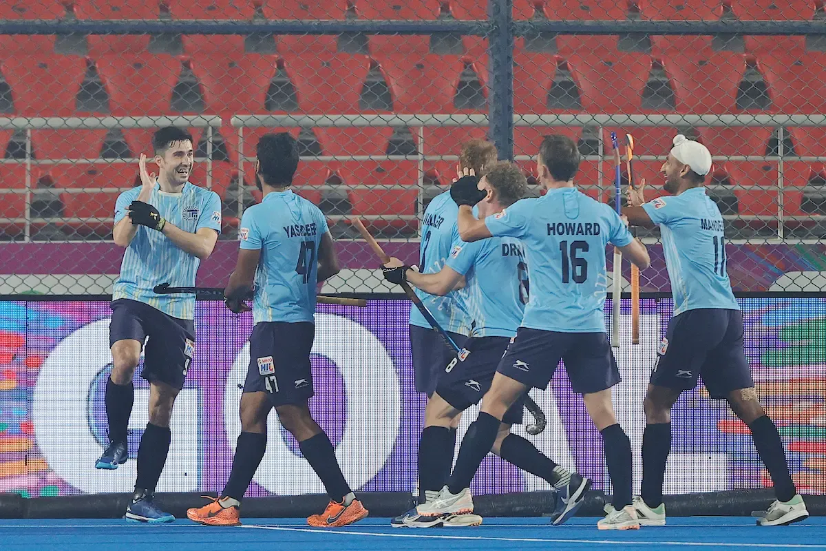 HIL 2024-25: Team Gonasika Triumphs Over Soorma Hockey Club in Tense Encounter