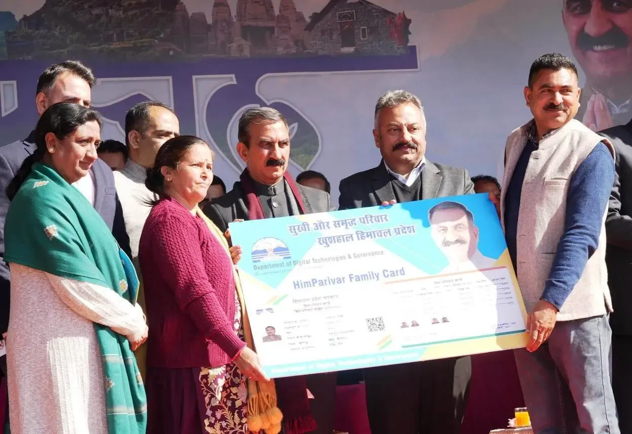 Himachal CM Unveils Him Pariwar Portal for Government Services
