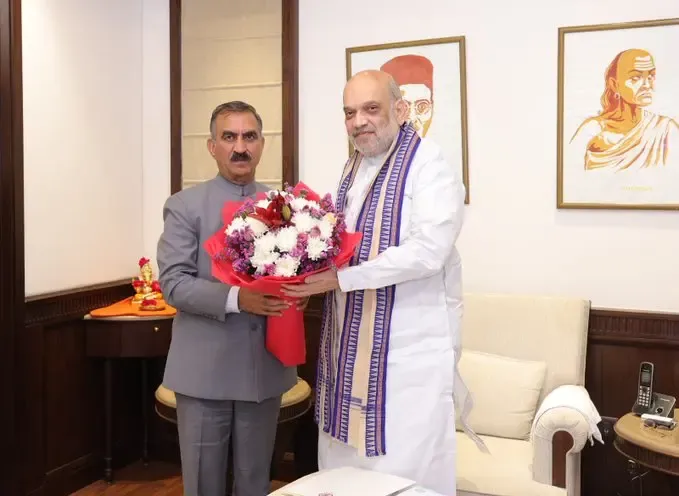 Himachal CM Requests Amit Shah for 2023 Disaster Relief Funds