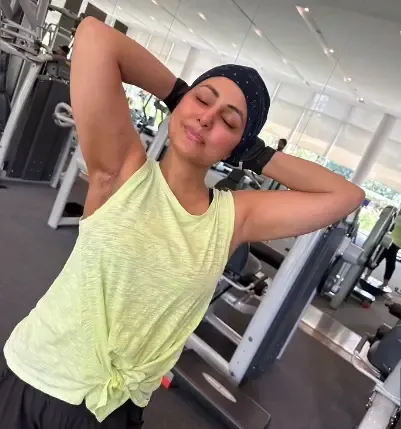 Hina Khan Embraces Her 'Radiation Scars' in Recent Gym Session
