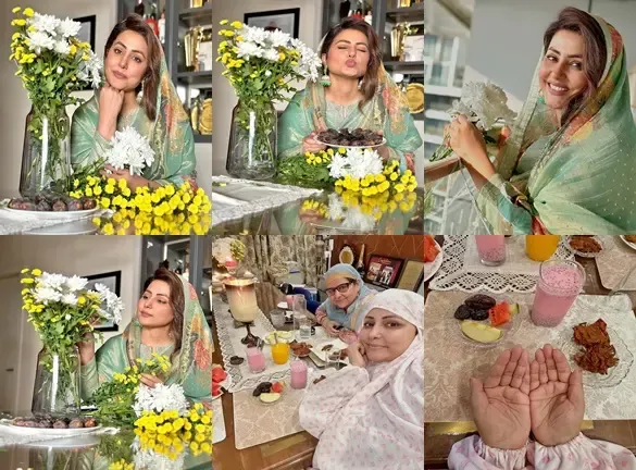 Hina Khan Celebrates 'Ramadan Mubarak' Reflecting on Her Journey from 'Sehri' to 'Iftaari'