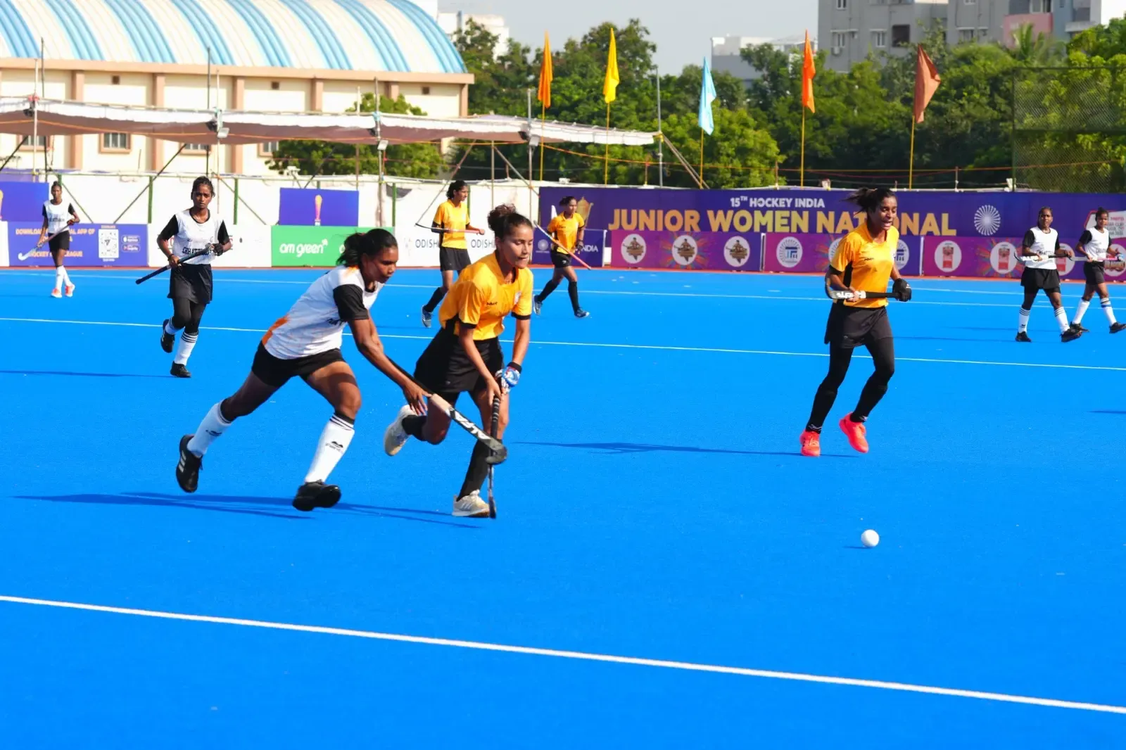 क्या जूनियर विमेंस हॉकी नेशनल्स में हरियाणा, छत्तीसगढ़, झारखंड और उत्तर प्रदेश ने सेमीफाइनल में जगह बनाई?