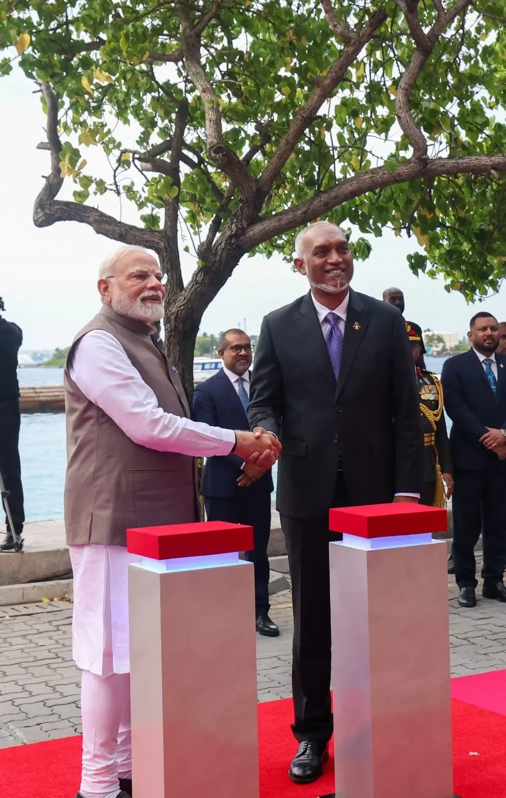 क्या मालदीव के राष्ट्रपति ने पीएम मोदी को दूसरे सबसे लंबे कार्यकाल की बधाई दी?