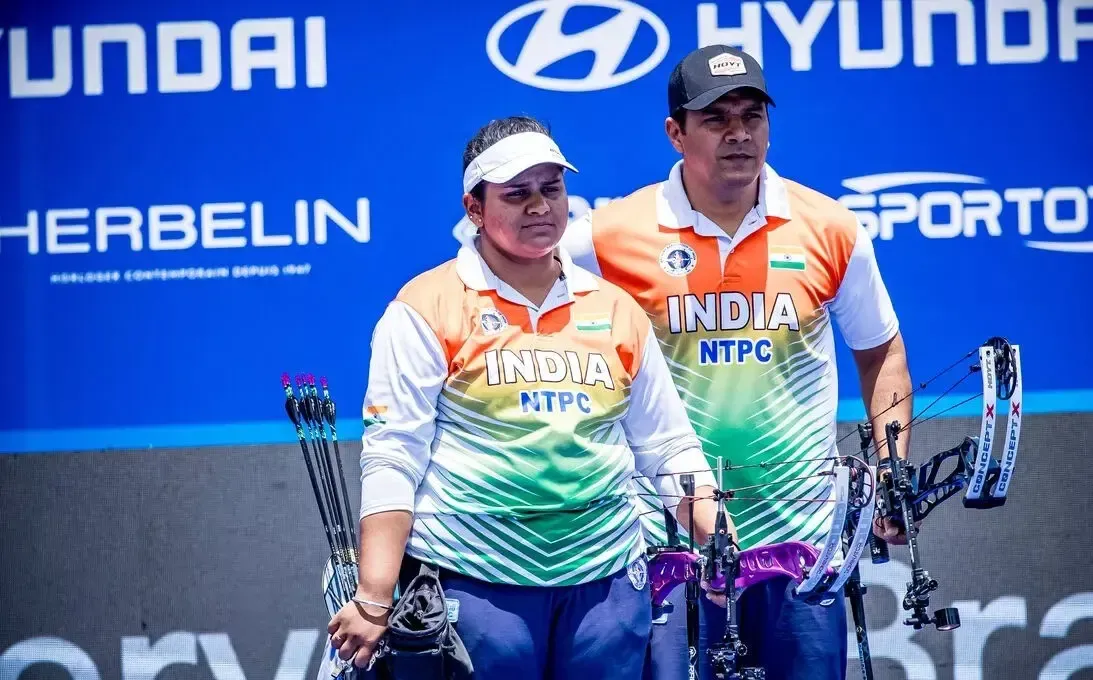 क्या भारतीय कंपाउंड तीरंदाजी मिश्रित टीम विश्व खेलों के क्वार्टर फाइनल में कोरिया से हार गई?