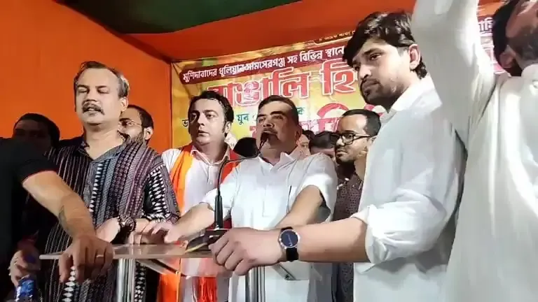 Hindus in Murshidabad Face Renewed Threats if CAPF is Withdrawn: Bengal LoP
