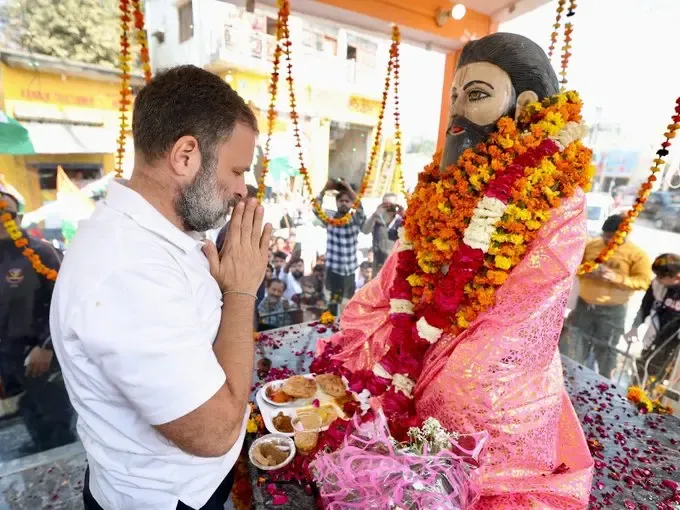 Rahul Gandhi Sends Greetings on Guru Ravidas Jayanti