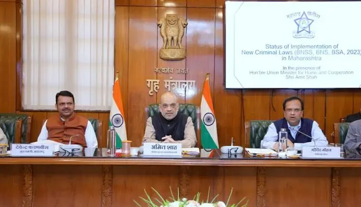 Amit Shah Reviews the Implementation of New Criminal Laws in Maharashtra