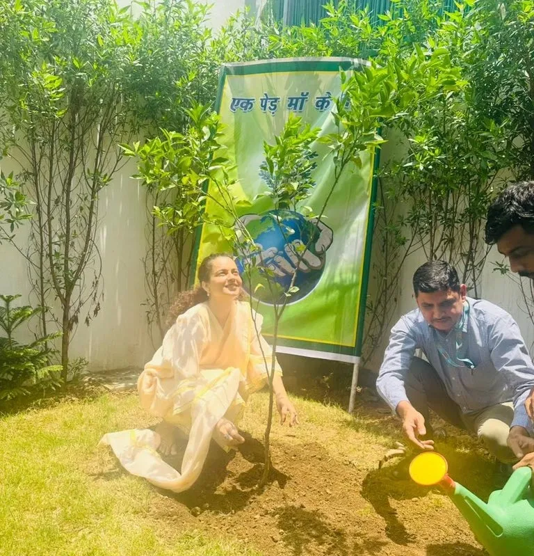 How Did Kangana Ranaut Support PM Modi’s Initiative ‘Ek Ped Maa Ke Naam’ on World Environment Day?