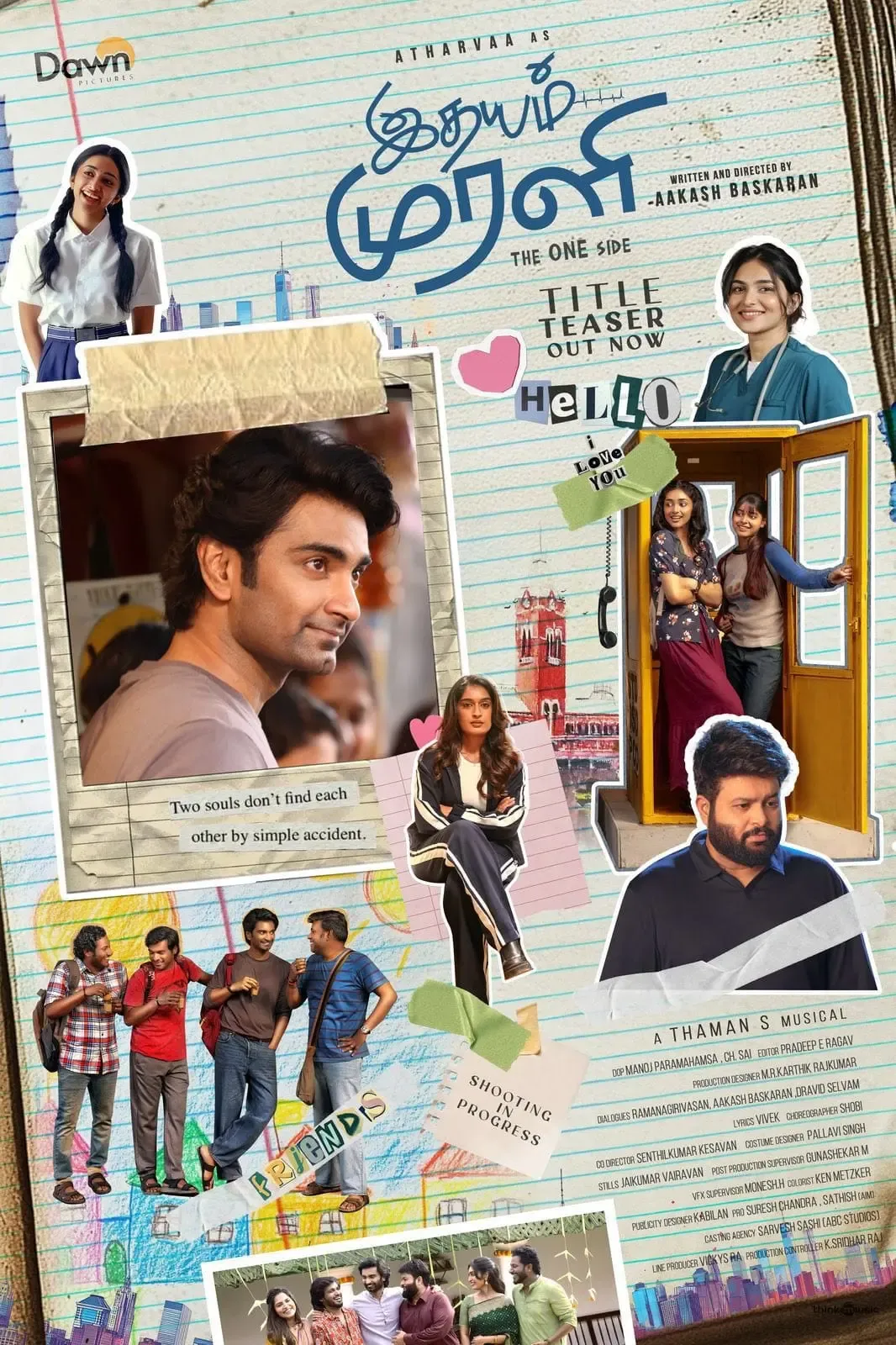 Atharvaa Dedicates 'Idhayam Murali' to One-Sided Lovers