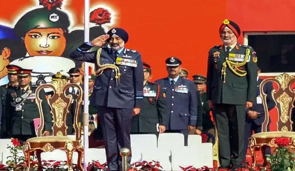 IAF Chief Participates in NCC at Republic Day Camp 2025