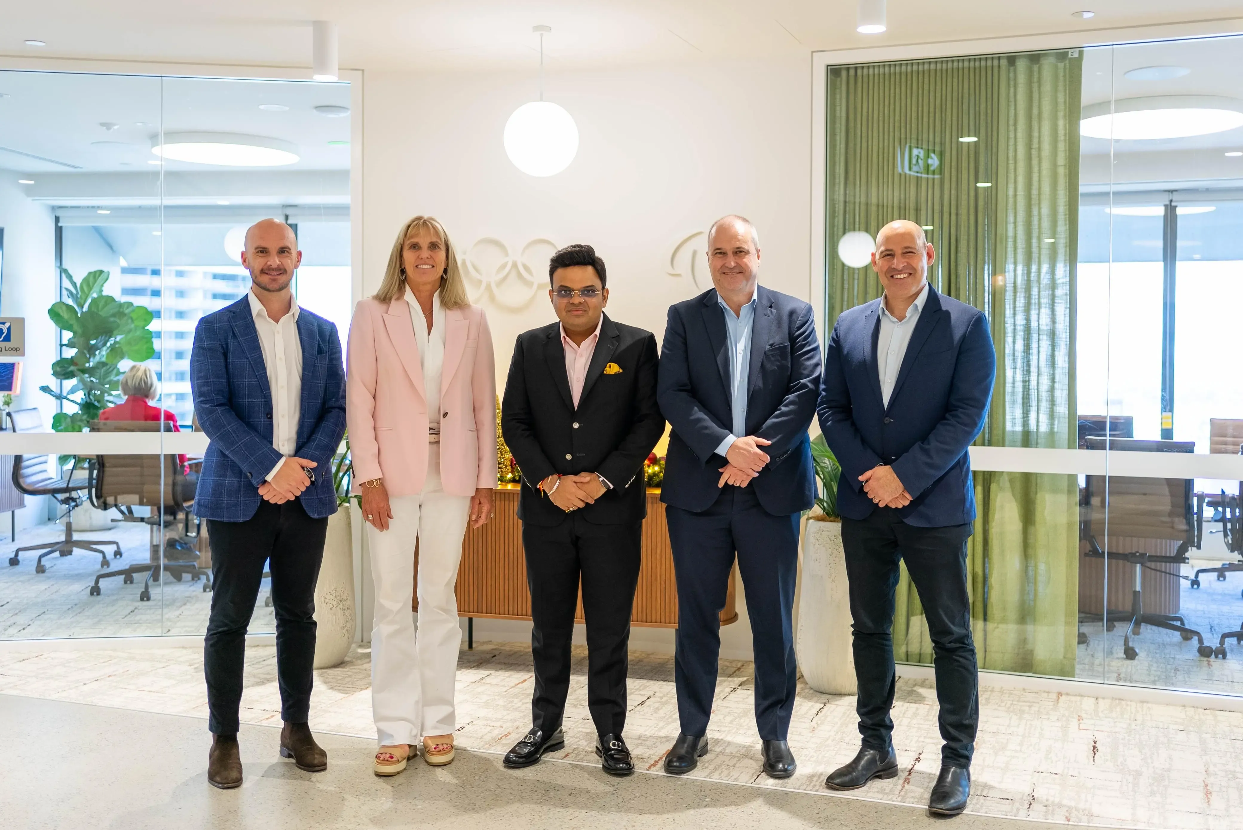 Jay Shah, ICC Chairman, Engages with CEO of Brisbane 2032 Olympics Organising Committee
