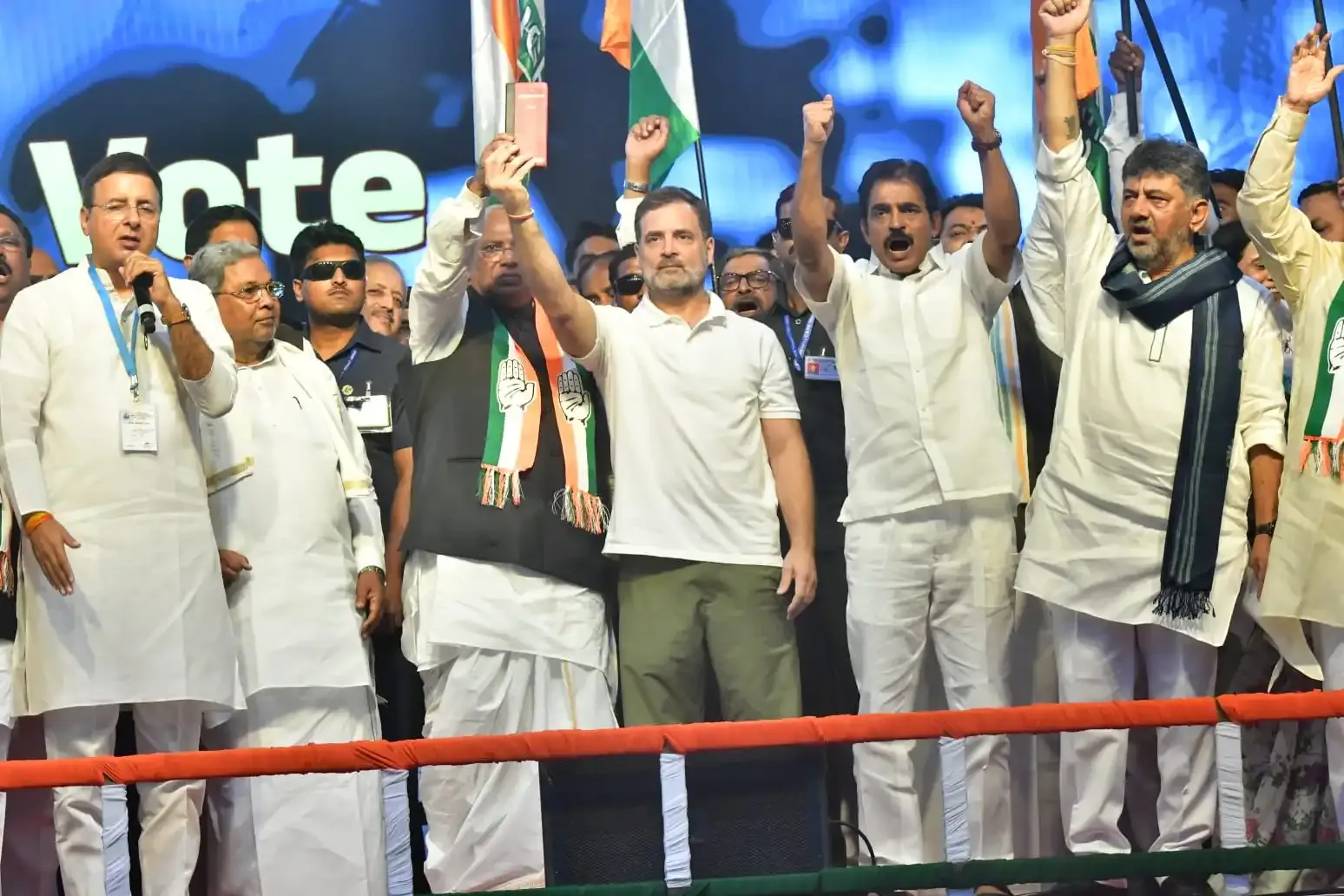 What Warning Did LoP Gandhi Issue to ECI Regarding 'One Man, One Vote'?
