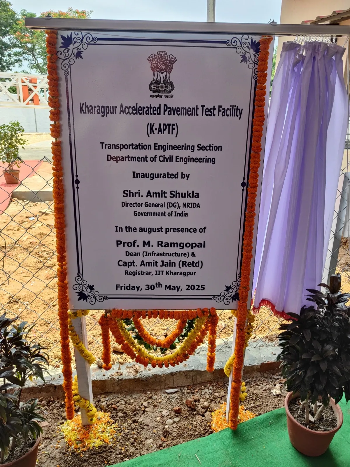 Has IIT Kharagpur Unveiled India's First Academic Accelerated Pavement Test Facility?