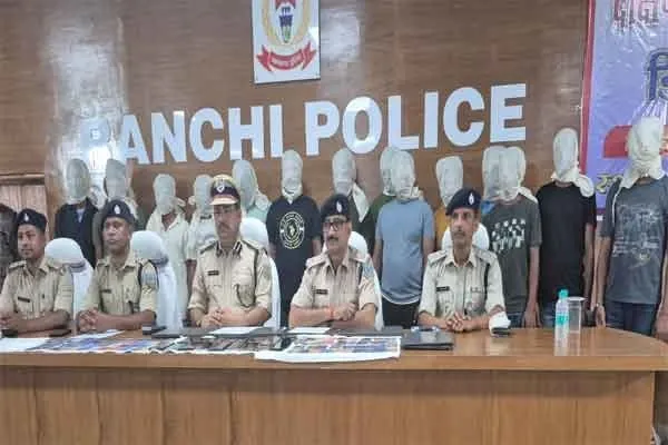 How Did Ranchi Police Uncover an Illegal Online Gaming and Betting Racket?
