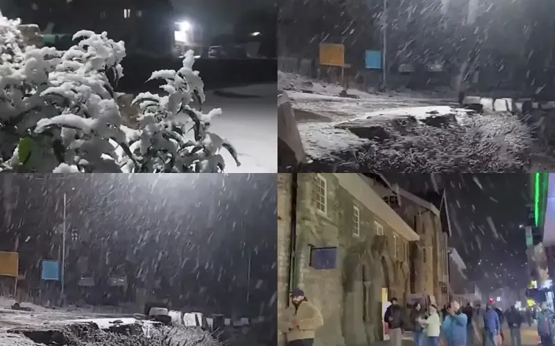 Historic Early December Snowfall Hits Shimla After Decades