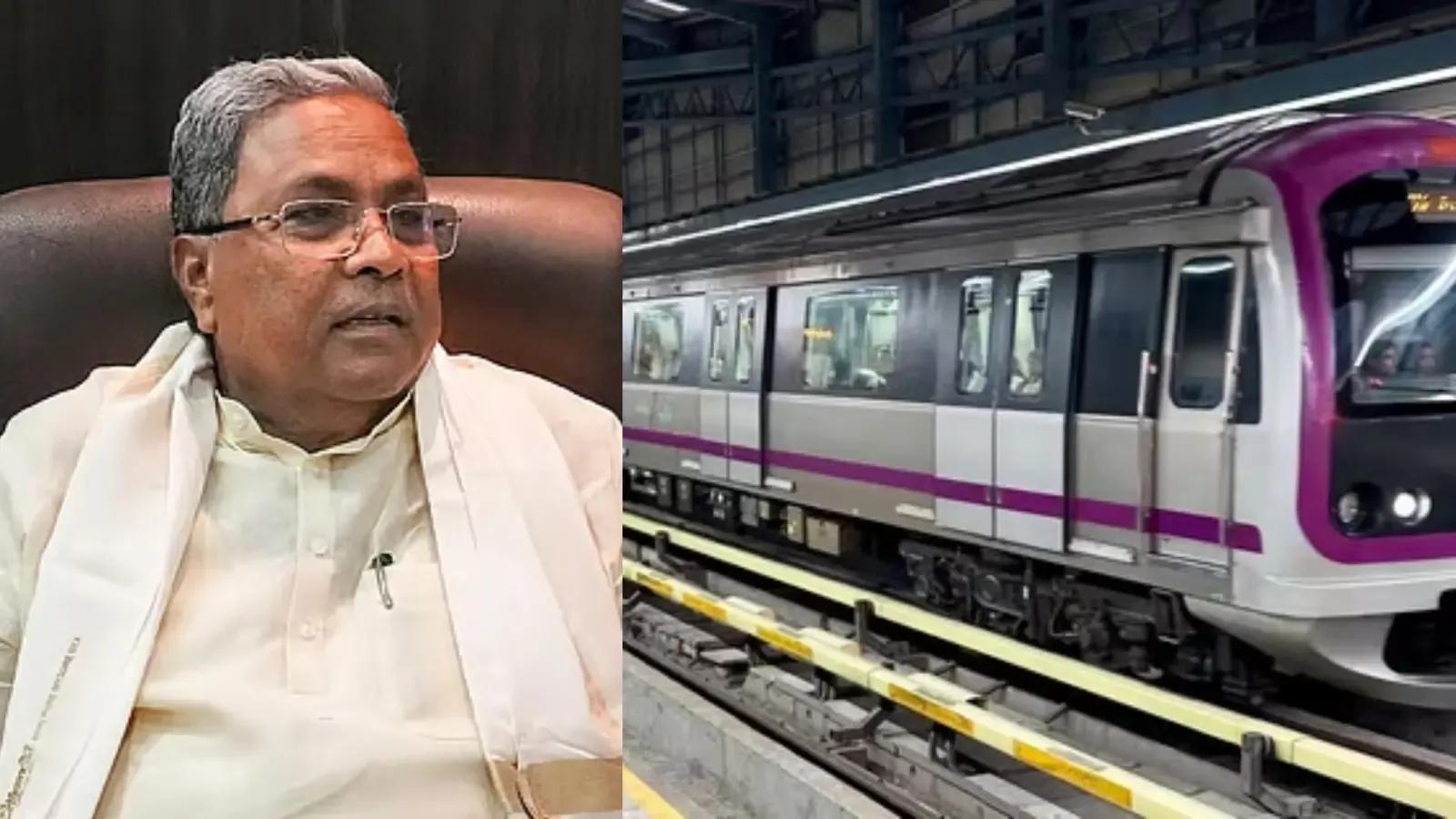 Siddaramaiah Urges BMRCL to Address High Metro Fares
