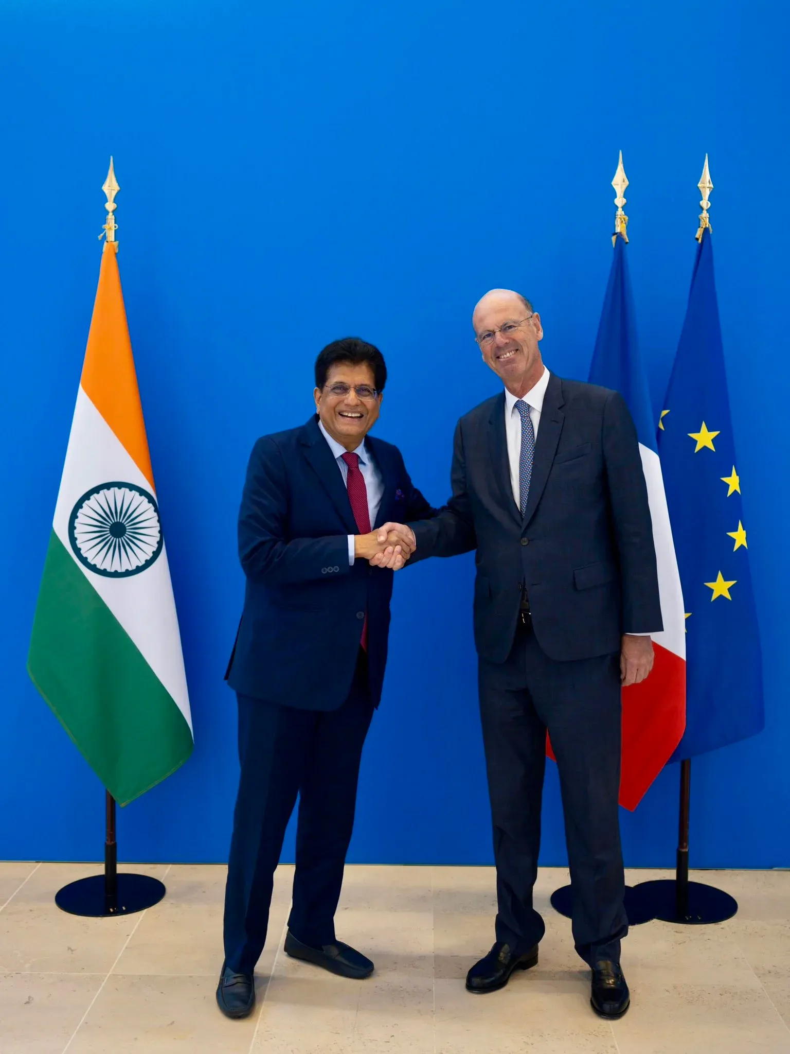 What Progress Was Made in the India-France Free Trade Agreement Discussions?