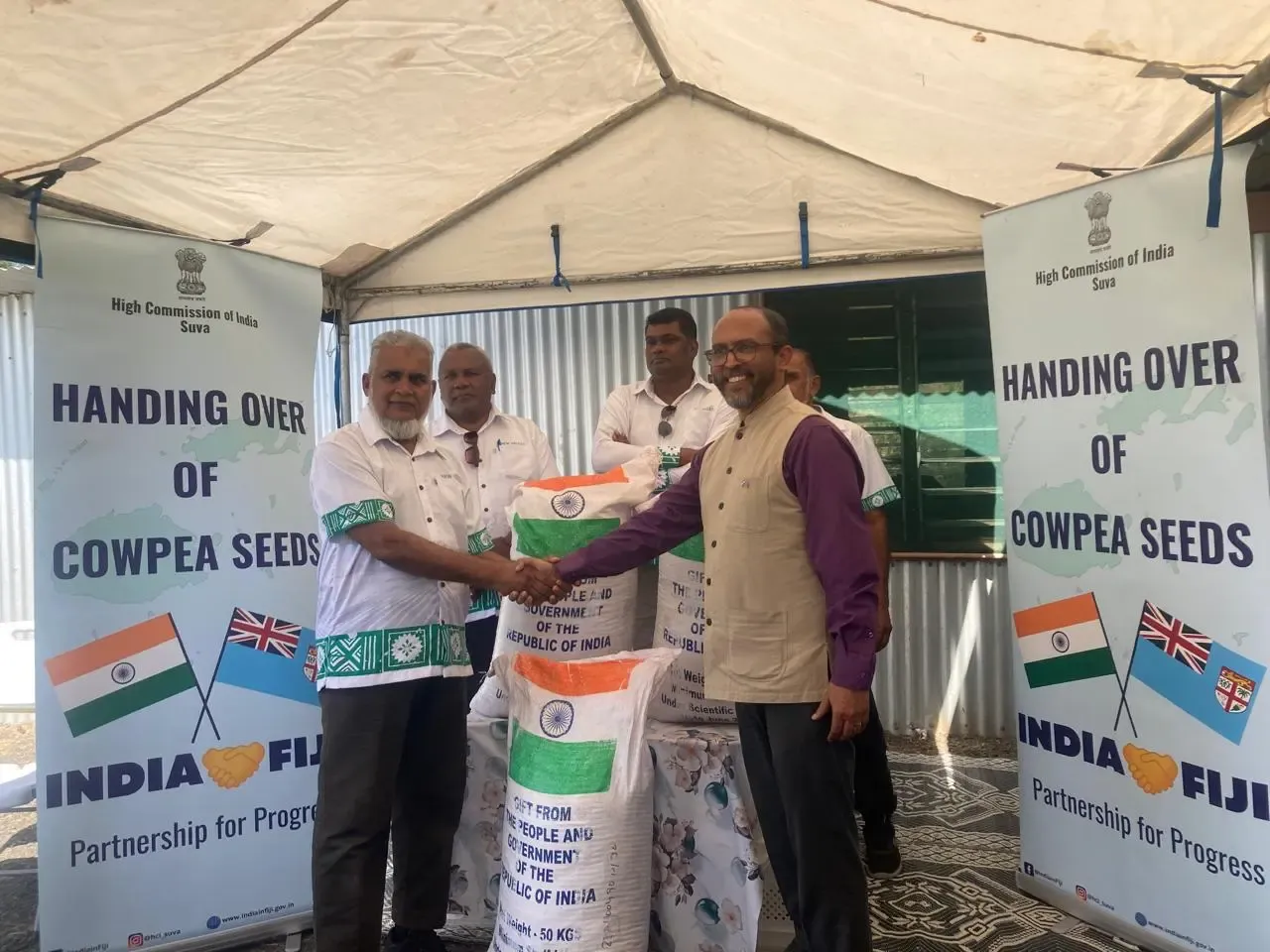 Did India Deliver 5 Metric Tonnes of Black-Eyed Cowpea Seeds to Fiji for Agricultural Support?