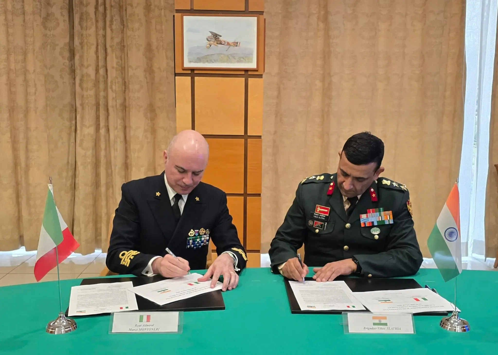 India and Italy Engage in Military Collaboration Discussions in Rome