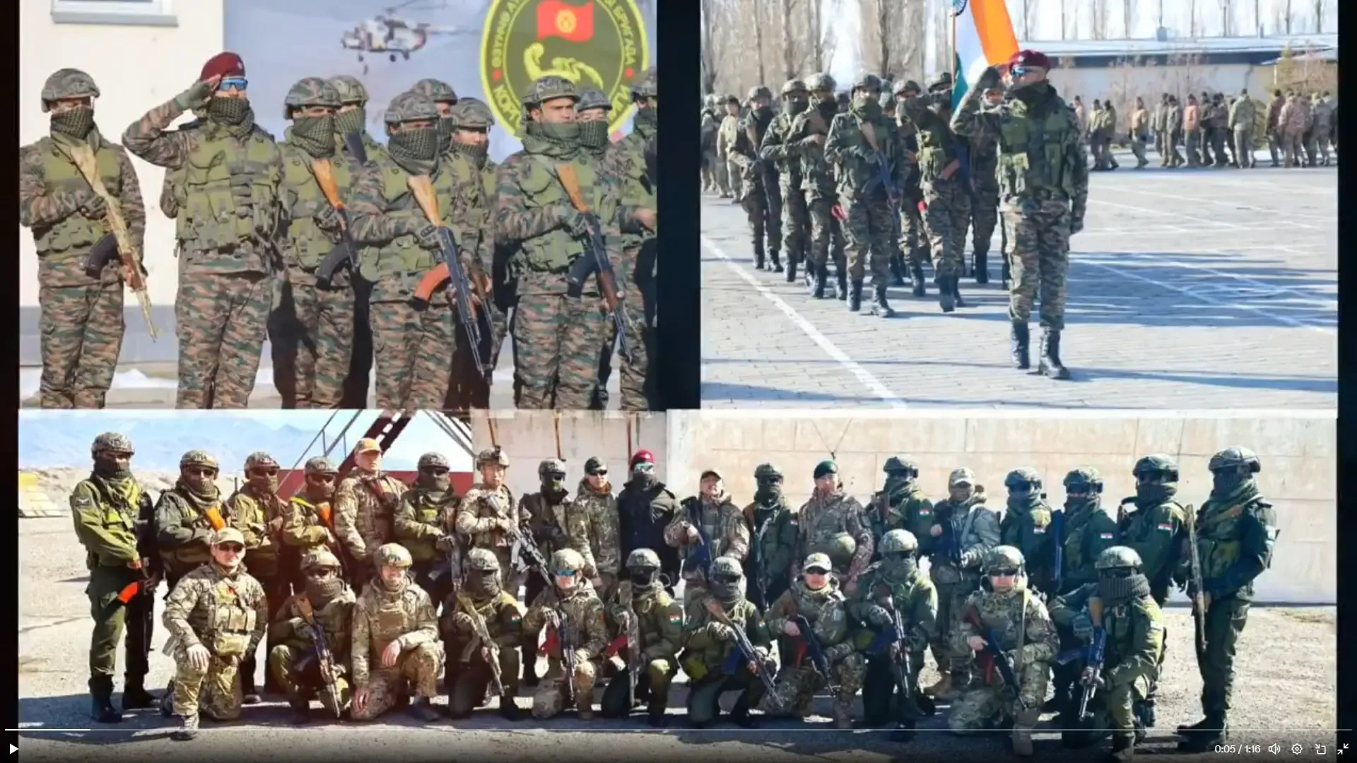 Joint Military Exercise Between India and Kyrgyzstan Underway in Tokmok