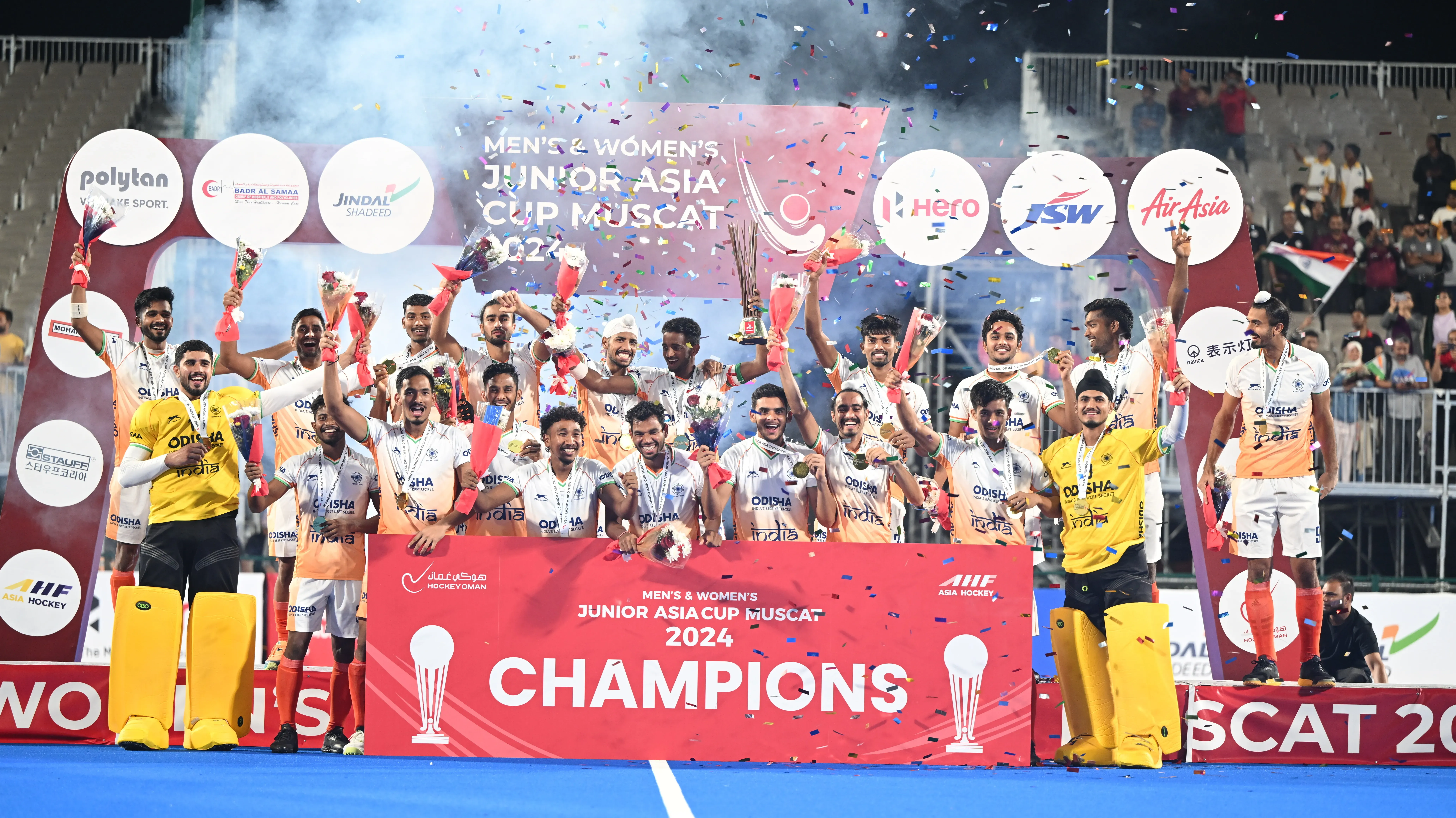 India Dominates Pakistan 5-3 to Retain Men's Junior Asia Cup Title