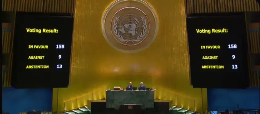 India Supports UNGA Resolution for a Ceasefire in Gaza