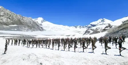 How Did the Indian Armed Forces Celebrate the 11th International Day of Yoga?