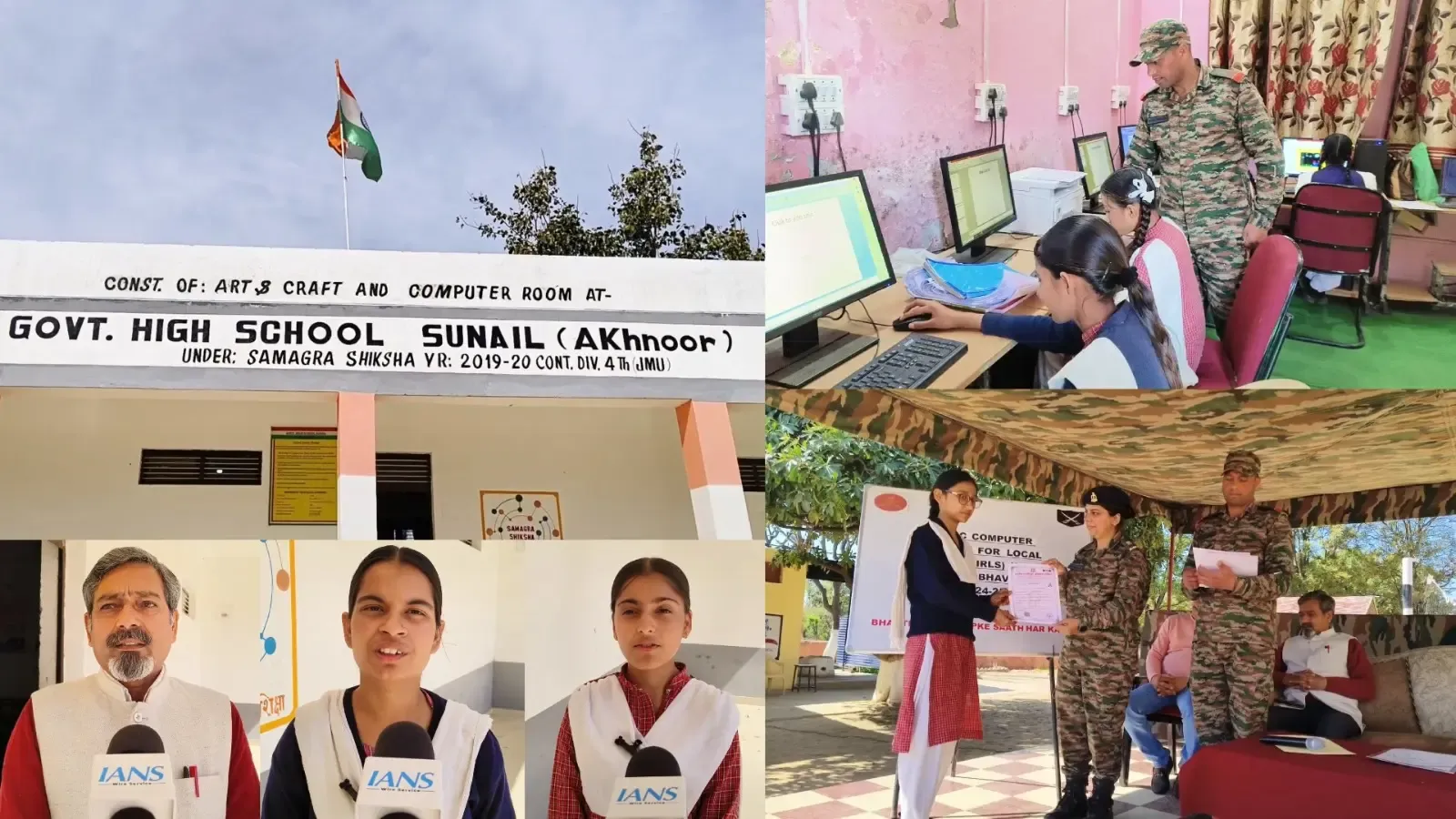 Indian Army's 'Operation Sadbhavna' Empowers Girls with Digital Skills in J&K's Akhnoor