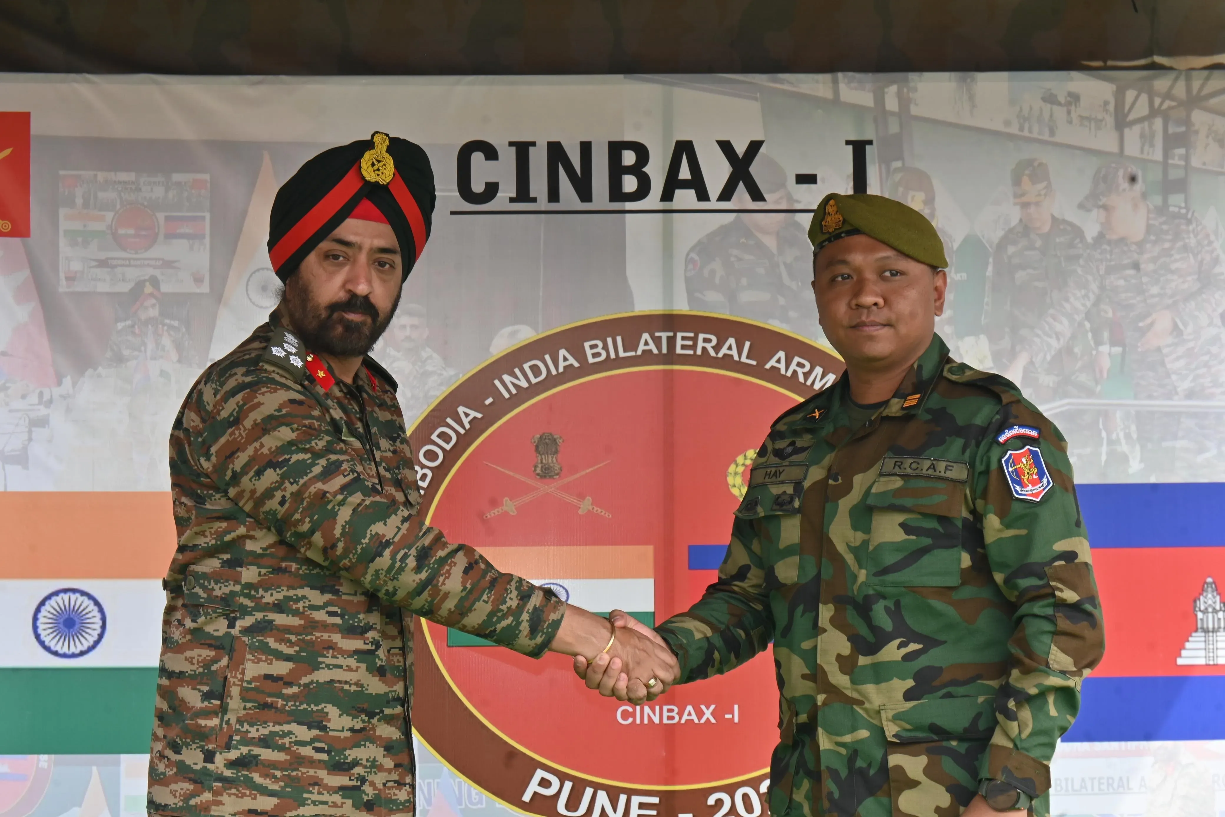 Joint Military Exercise Between Indian and Cambodian Forces