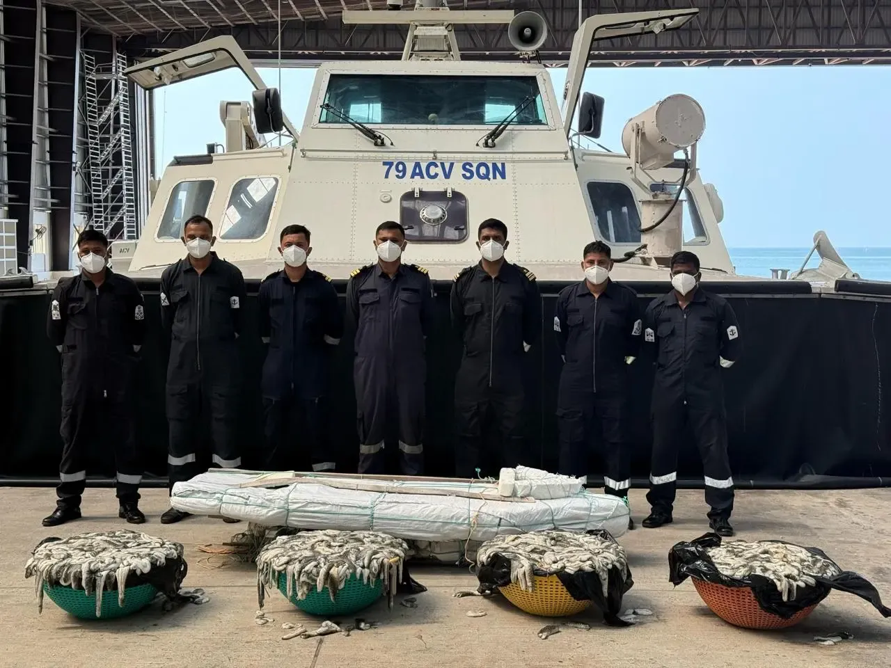 Indian Coast Guard Seizes Illegal Sea Cucumbers Near Mandapam