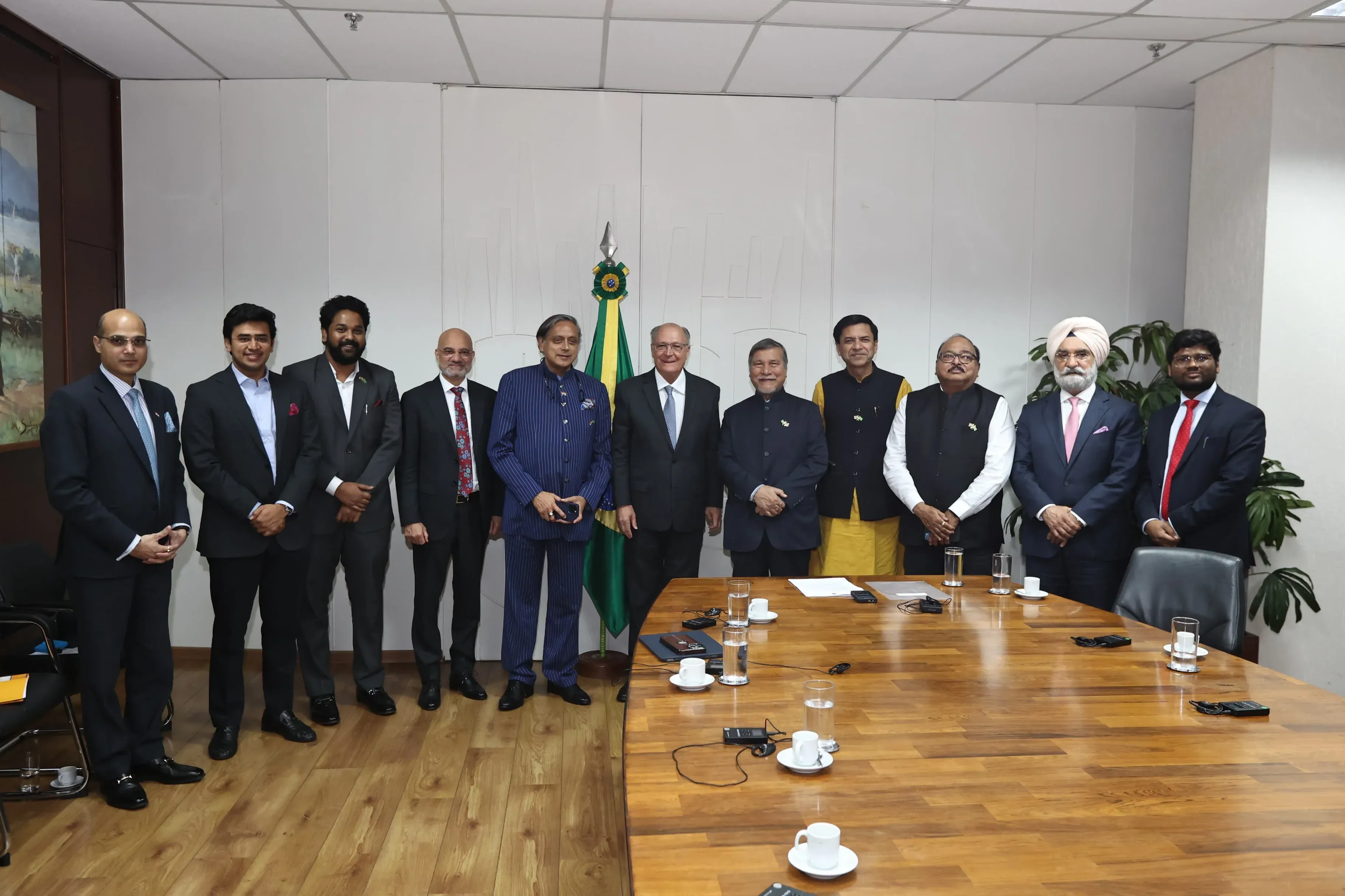 How did the Indian delegation conclude its 'successful' Brazil visit before heading to the US?