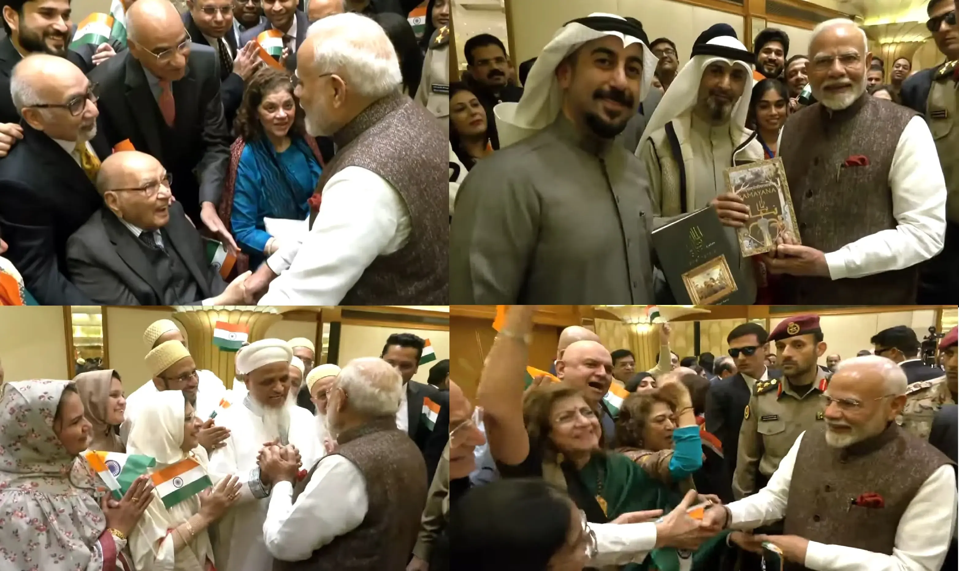 Indian Community Welcomes 101-Year-Old Ex-IFS Officer and PM Modi in Kuwait