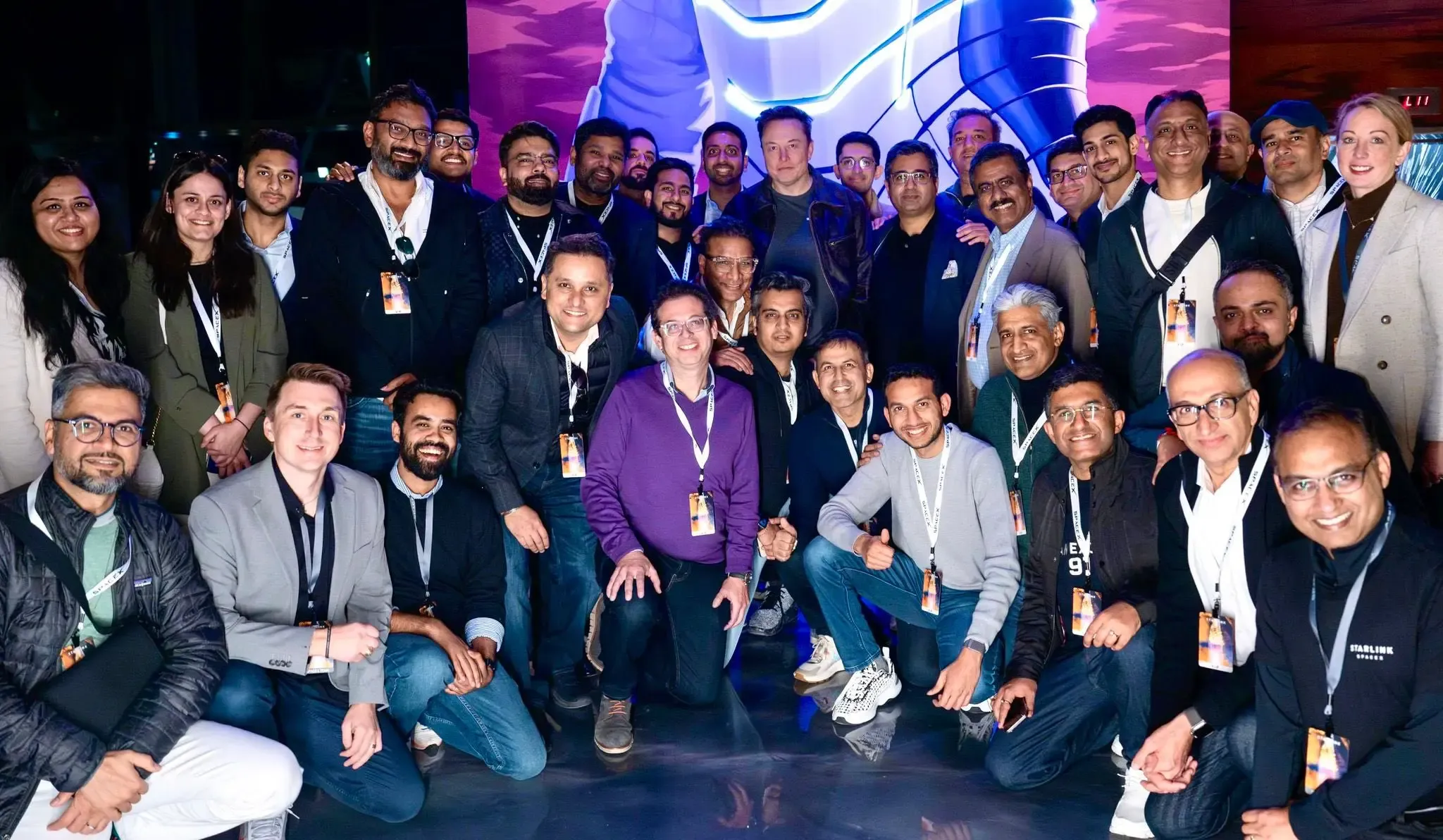 Indian Outreach Delegation Engages with Elon Musk in Texas