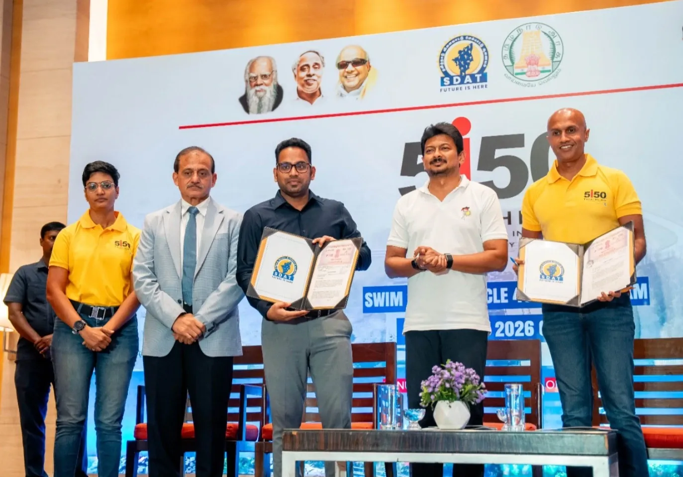 What is India’s first-ever 5150 Triathlon launched in Chennai?