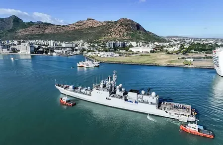 How Does INS Teg's Visit to Mauritius Enhance Maritime Cooperation and Celebrate Yoga Day?
