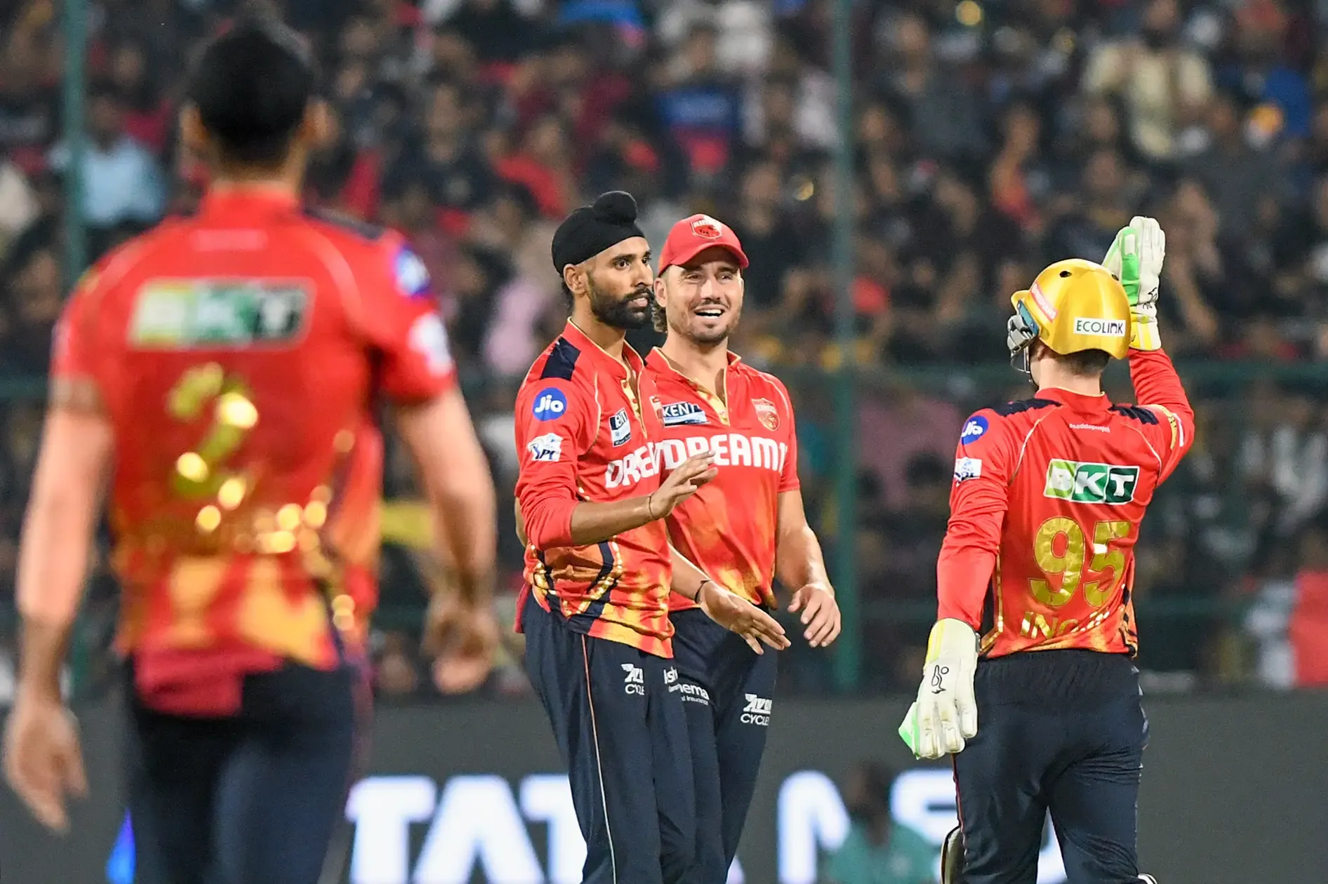 IPL 2025: Arshdeep, Jansen and Chahal Limit RCB to 95/9 in Rain-Shortened Encounter