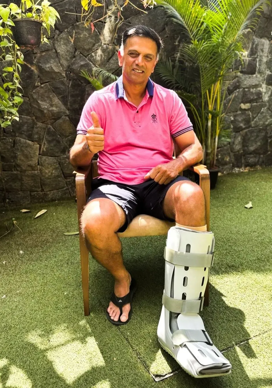 IPL 2025: Injured Rahul Dravid Arrives at Rajasthan Royals Camp in Jaipur
