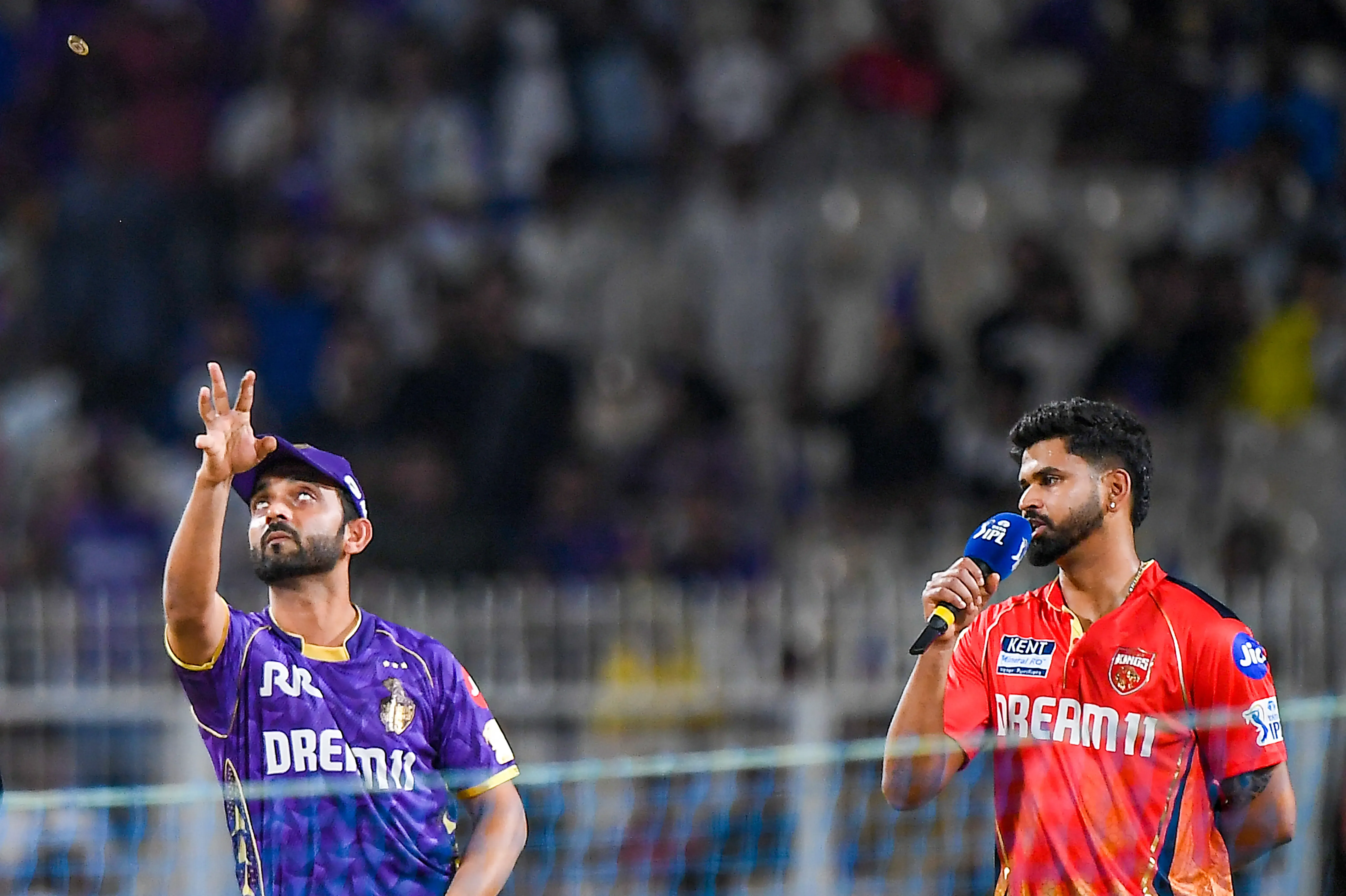 IPL 2025: Rovman Powell and Chetan Sakariya Make Their Debuts for KKR as PBKS Choose to Bat