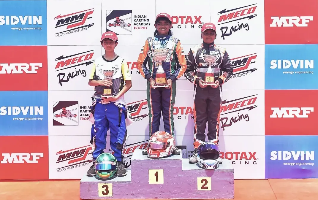 How Did Ishaan and Rivaan Dominate the Opening Round of the Meritus Cup Karting Competition?
