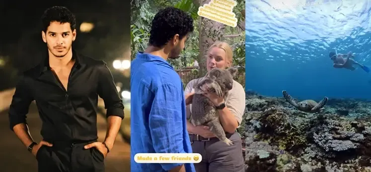 Ishaan Explores the Great Barrier Reef During His Australian Getaway