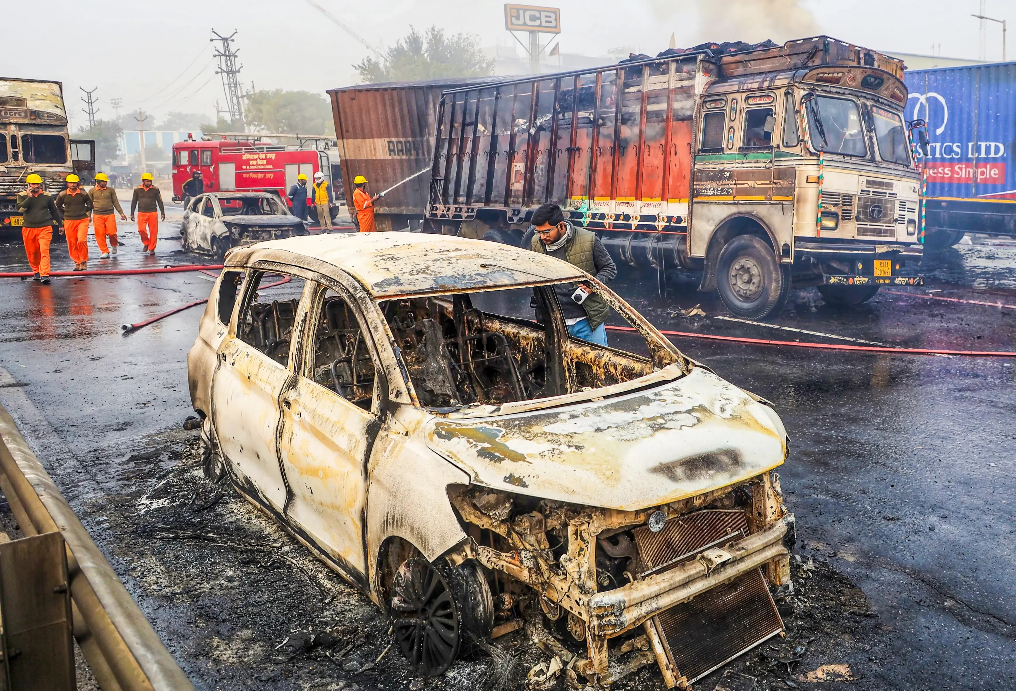 Jaipur LPG Tanker Explosion: Death Toll Climbs to 18 as Three More Victims Pass Away
