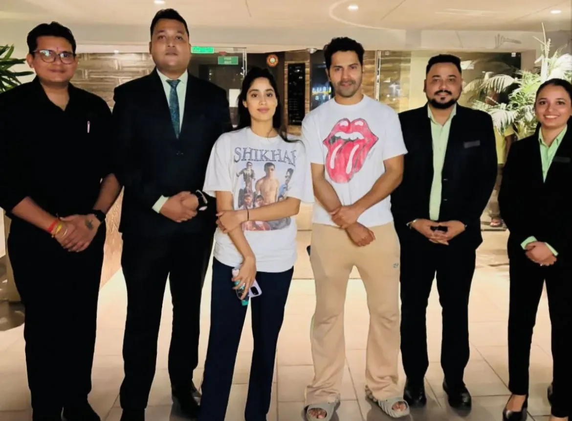 Janhvi Kapoor Shows Off T-Shirt Featuring Rumored Beau Shikhar Pahariya’s Name
