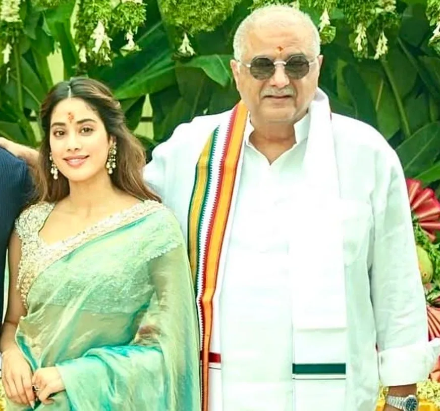 Is Boney Kapoor's New Look a Hit? Janhvi Kapoor Thinks So!
